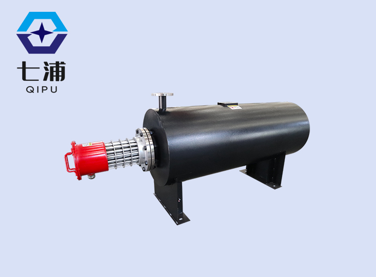 定制管道式气体电加热器 自动控温工业防爆加热设备